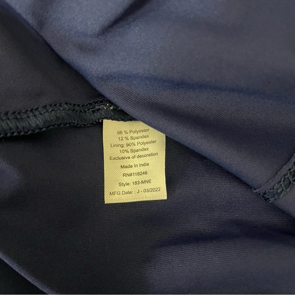 NWT Cabana Life L Blue UPF 50+ Active Dress Tennis Golf Resortwear Shorts - Picture 9 of 12